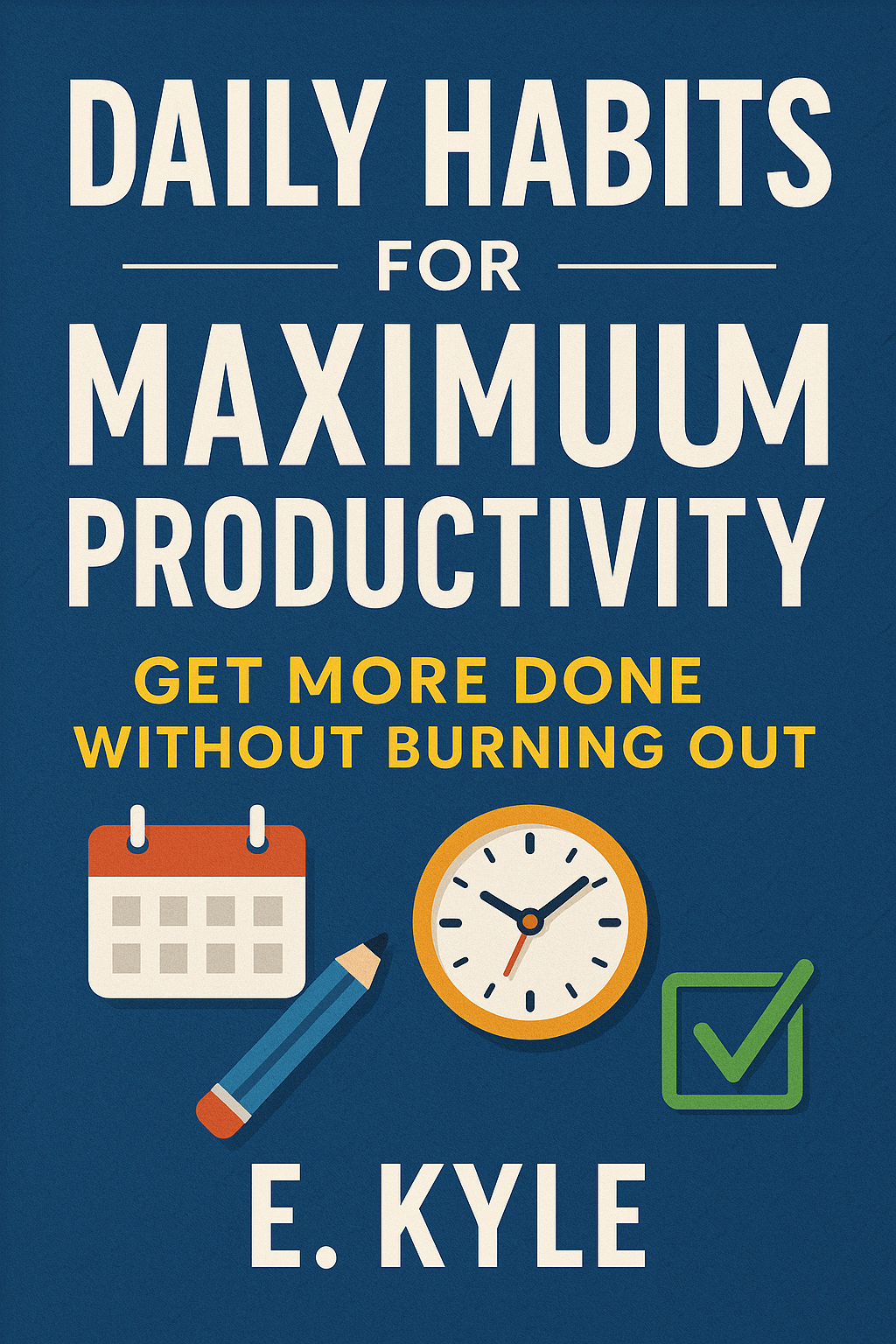 Daily Habits for Maximum Productivity cover